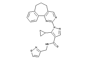 5-cyclopropyl-N-(isoxazol-3-ylmethyl)-1-BLAHyl-pyrazole-4-carboxamide