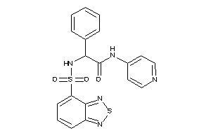 2-phenyl-2-(piazthiol-4-ylsulfonylamino)-N-(4-pyridyl)acetamide