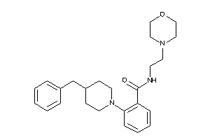 2-(4-benzylpiperidino)-N-(2-morpholinoethyl)benzamide