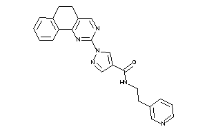 Image of 1-(5,6-dihydrobenzo[h]quinazolin-2-yl)-N-[2-(3-pyridyl)ethyl]pyrazole-4-carboxamide