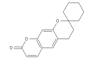 Spiro[3,4-dihydropyrano[3,2-g]chromene-2,1'-cyclohexane]-8-one