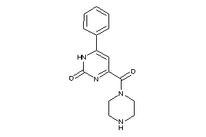 6-phenyl-4-(piperazine-1-carbonyl)-1H-pyrimidin-2-one