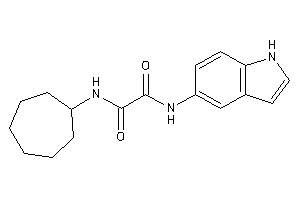 N-cycloheptyl-N'-(1H-indol-5-yl)oxamide