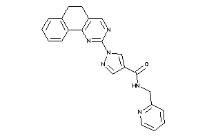 Image of 1-(5,6-dihydrobenzo[h]quinazolin-2-yl)-N-(2-pyridylmethyl)pyrazole-4-carboxamide