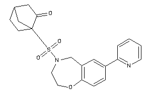 1-[[7-(2-pyridyl)-3,5-dihydro-2H-1,4-benzoxazepin-4-yl]sulfonylmethyl]norbornan-2-one