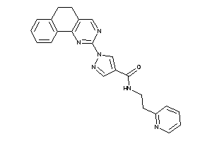 1-(5,6-dihydrobenzo[h]quinazolin-2-yl)-N-[2-(2-pyridyl)ethyl]pyrazole-4-carboxamide