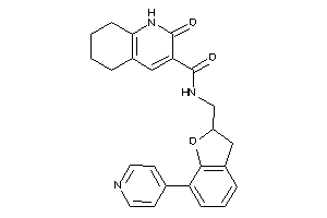 2-keto-N-[[7-(4-pyridyl)coumaran-2-yl]methyl]-5,6,7,8-tetrahydro-1H-quinoline-3-carboxamide