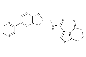 4-keto-N-[(5-pyrazin-2-ylcoumaran-2-yl)methyl]-6,7-dihydro-5H-benzofuran-3-carboxamide