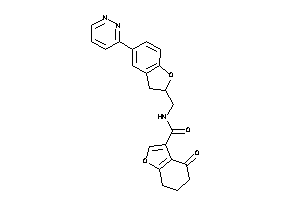 4-keto-N-[(5-pyridazin-3-ylcoumaran-2-yl)methyl]-6,7-dihydro-5H-benzofuran-3-carboxamide