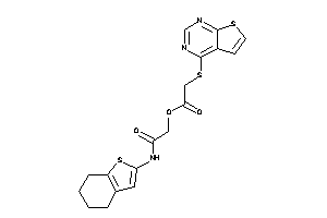 2-(thieno[2,3-d]pyrimidin-4-ylthio)acetic Acid [2-keto-2-(4,5,6,7-tetrahydrobenzothiophen-2-ylamino)ethyl] Ester