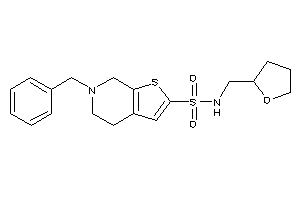 6-benzyl-N-(tetrahydrofurfuryl)-5,7-dihydro-4H-thieno[2,3-c]pyridine-2-sulfonamide
