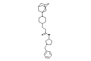 3-[1-(1-adamantyl)-4-piperidyl]-N-(1-benzylpyrrolidin-3-yl)propionamide