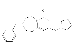 3-benzyl-9-(cyclopentoxy)-1,2,4,5-tetrahydropyrido[2,1-g][1,4]diazepin-7-one