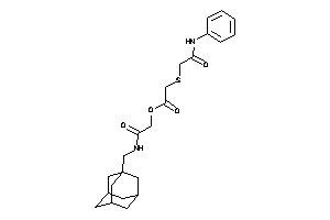 Image of 2-[(2-anilino-2-keto-ethyl)thio]acetic Acid [2-(1-adamantylmethylamino)-2-keto-ethyl] Ester