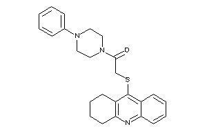 1-(4-phenylpiperazino)-2-(1,2,3,4-tetrahydroacridin-9-ylthio)ethanone