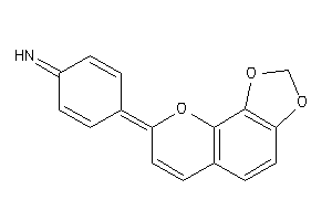 Image of [4-([1,3]dioxolo[4,5-h]chromen-8-ylidene)cyclohexa-2,5-dien-1-ylidene]amine