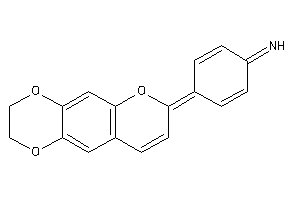 [4-(2,3-dihydropyrano[2,3-g][1,4]benzodioxin-7-ylidene)cyclohexa-2,5-dien-1-ylidene]amine