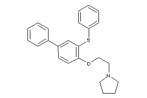 1-[2-[4-phenyl-2-(phenylthio)phenoxy]ethyl]pyrrolidine