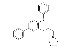 Image of 1-[2-[5-phenyl-2-(phenylthio)phenoxy]ethyl]pyrrolidine