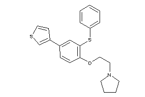 1-[2-[2-(phenylthio)-4-(3-thienyl)phenoxy]ethyl]pyrrolidine