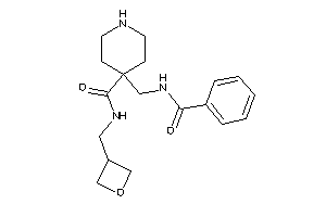 4-(benzamidomethyl)-N-(oxetan-3-ylmethyl)isonipecotamide