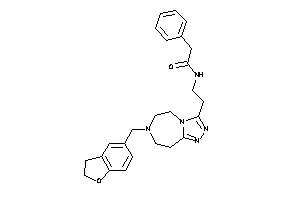N-[2-[7-(coumaran-5-ylmethyl)-5,6,8,9-tetrahydro-[1,2,4]triazolo[3,4-g][1,4]diazepin-3-yl]ethyl]-2-phenyl-acetamide