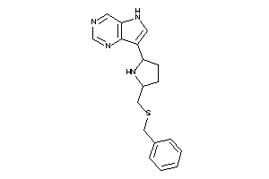7-[5-[(benzylthio)methyl]pyrrolidin-2-yl]-5H-pyrrolo[3,2-d]pyrimidine