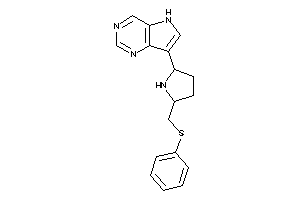 7-[5-[(phenylthio)methyl]pyrrolidin-2-yl]-5H-pyrrolo[3,2-d]pyrimidine
