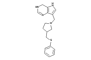 7-[[3-[(phenylthio)methyl]pyrrolidino]methyl]-4,5-dihydro-3H-pyrrolo[3,2-d]pyrimidine