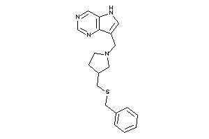 7-[[3-[(benzylthio)methyl]pyrrolidino]methyl]-5H-pyrrolo[3,2-d]pyrimidine