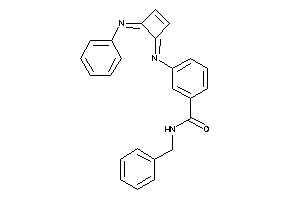 N-benzyl-3-[(4-phenyliminocyclobut-2-en-1-ylidene)amino]benzamide