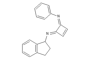 Image of Indan-1-yl-(4-phenyliminocyclobut-2-en-1-ylidene)amine