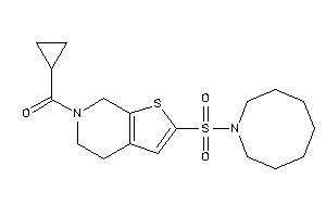 [2-(azocan-1-ylsulfonyl)-5,7-dihydro-4H-thieno[2,3-c]pyridin-6-yl]-cyclopropyl-methanone