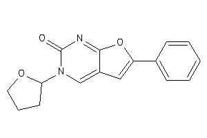 Image of 6-phenyl-3-(tetrahydrofuryl)furo[2,3-d]pyrimidin-2-one