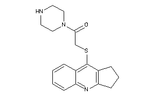 2-(2,3-dihydro-1H-cyclopenta[b]quinolin-9-ylthio)-1-piperazino-ethanone