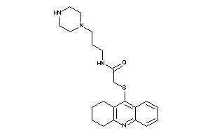 N-(3-piperazinopropyl)-2-(1,2,3,4-tetrahydroacridin-9-ylthio)acetamide