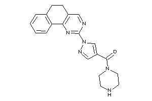 Image of [1-(5,6-dihydrobenzo[h]quinazolin-2-yl)pyrazol-4-yl]-piperazino-methanone