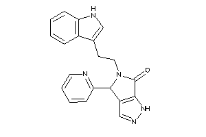 5-[2-(1H-indol-3-yl)ethyl]-4-(2-pyridyl)-1,4-dihydropyrrolo[3,4-c]pyrazol-6-one