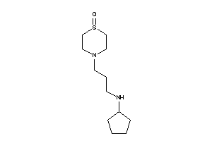 Cyclopentyl-[3-(1-keto-1,4-thiazinan-4-yl)propyl]amine