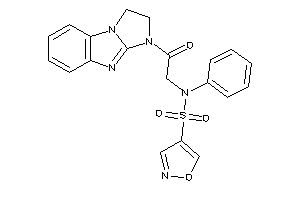 N-[2-(1,2-dihydroimidazo[1,2-a]benzimidazol-3-yl)-2-keto-ethyl]-N-phenyl-isoxazole-4-sulfonamide