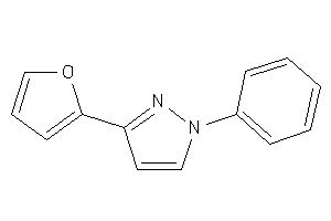 Image of 3-(2-furyl)-1-phenyl-pyrazole