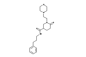 6-keto-1-(2-morpholinoethyl)-N-(3-phenylpropyl)nipecotamide