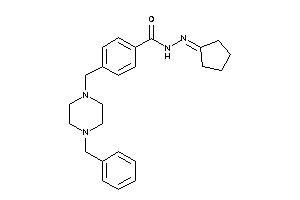 4-[(4-benzylpiperazino)methyl]-N-(cyclopentylideneamino)benzamide