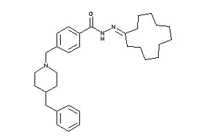 4-[(4-benzylpiperidino)methyl]-N-(cyclododecylideneamino)benzamide
