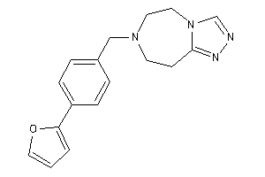7-[4-(2-furyl)benzyl]-5,6,8,9-tetrahydro-[1,2,4]triazolo[3,4-g][1,4]diazepine