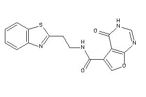 Image of N-[2-(1,3-benzothiazol-2-yl)ethyl]-4-keto-3H-furo[2,3-d]pyrimidine-5-carboxamide