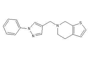 6-[(1-phenylpyrazol-4-yl)methyl]-5,7-dihydro-4H-thieno[2,3-c]pyridine
