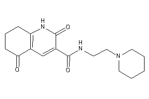 Image of 2,5-diketo-N-(2-piperidinoethyl)-1,6,7,8-tetrahydroquinoline-3-carboxamide