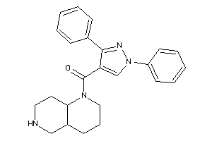 3,4,4a,5,6,7,8,8a-octahydro-2H-1,6-naphthyridin-1-yl-(1,3-diphenylpyrazol-4-yl)methanone