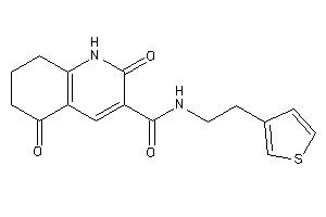 Image of 2,5-diketo-N-[2-(3-thienyl)ethyl]-1,6,7,8-tetrahydroquinoline-3-carboxamide